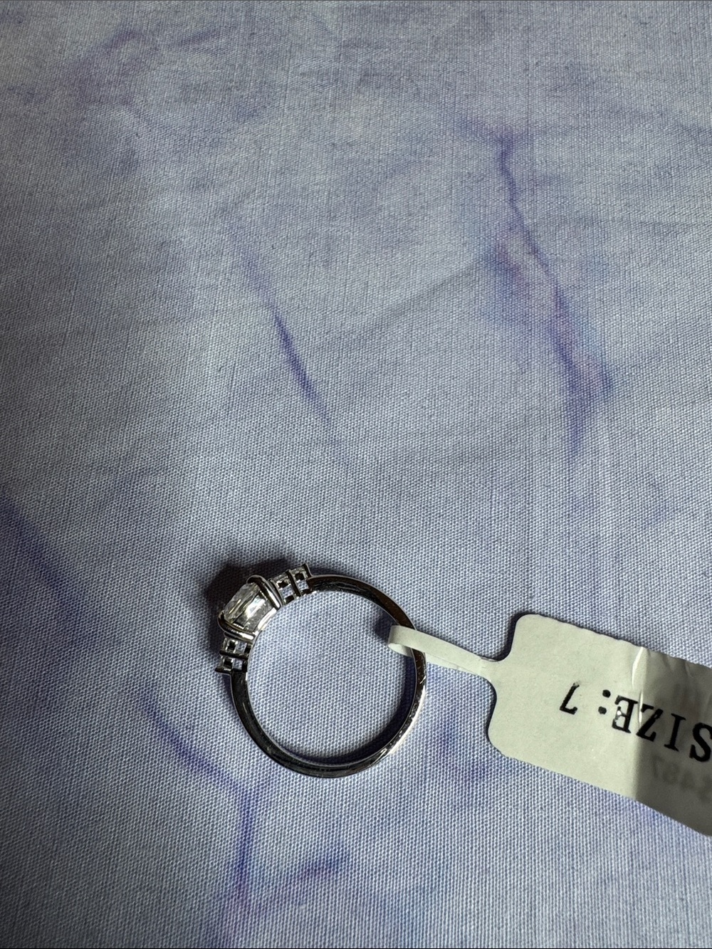 Oval Cut Moissanite DiamondRing in 925 Sterling Silver - Picture 4 of 4